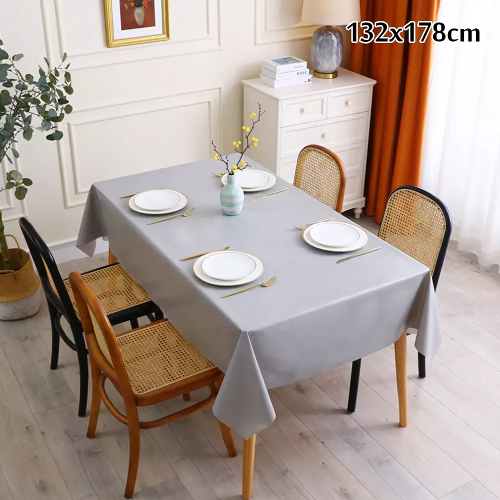 

Прямоугольная скатерть из ПВХ, 132*178 см/52*70 дюймов