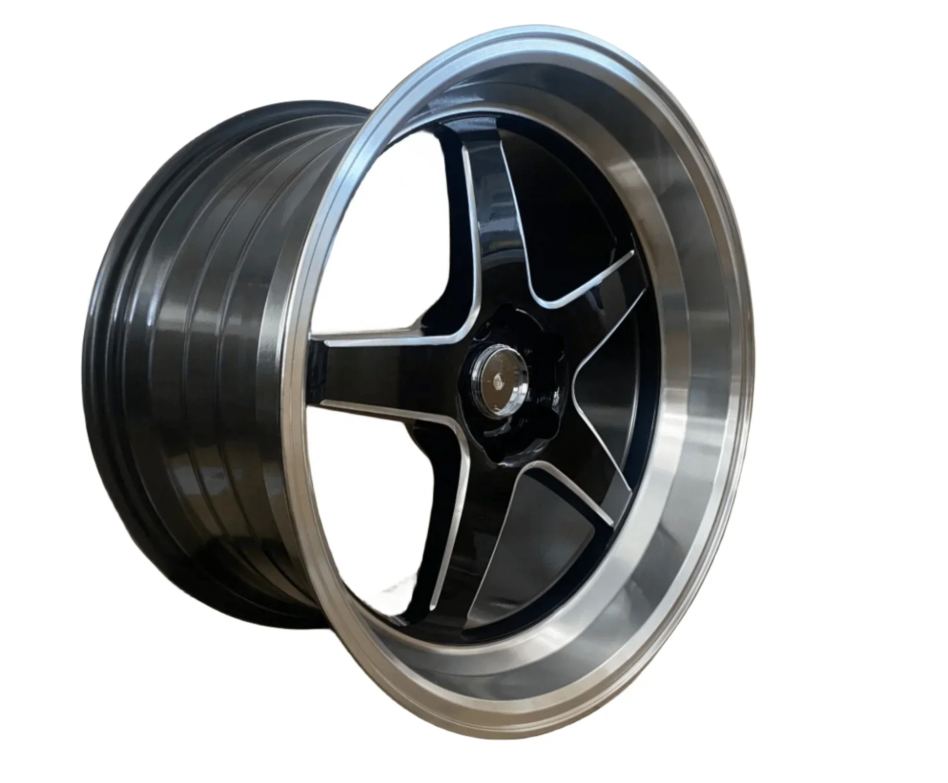 Легкосплавные колесные шины 5 отверстий 5X100 Черная машина Фрезерное окно 18x9 18x