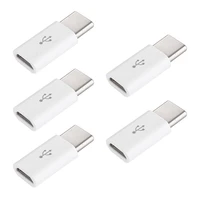 5 pcs mini portable usb 3 1 micro to usb c type c data adapter converter connector for phone tablet phone accessories for xiaomi