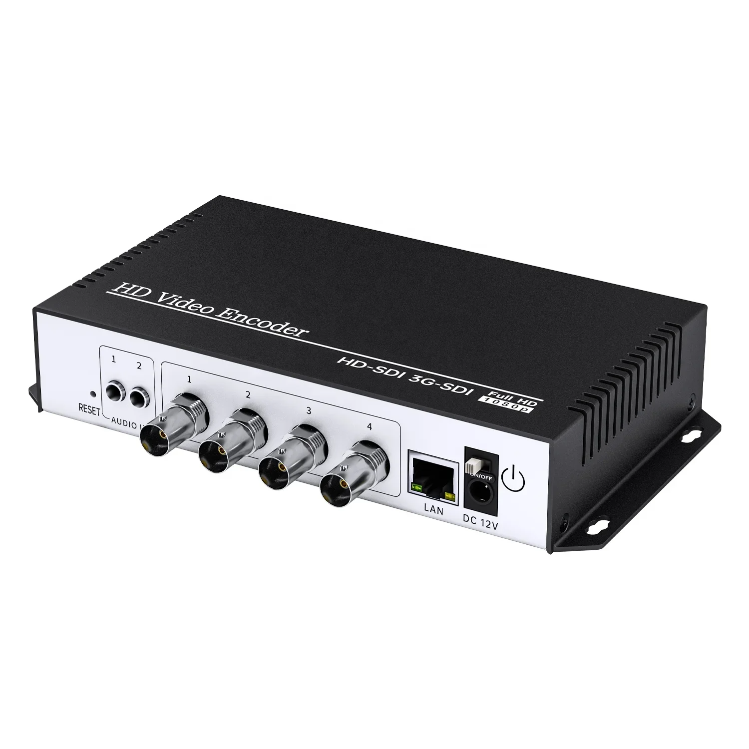 Фото XMSJ-4-канальный 4K SRT RTMP RTSP UDP 4-в-1 3G 6G SDI видеозахват, кодер, передатчик для прямых трансляций IPTV №2