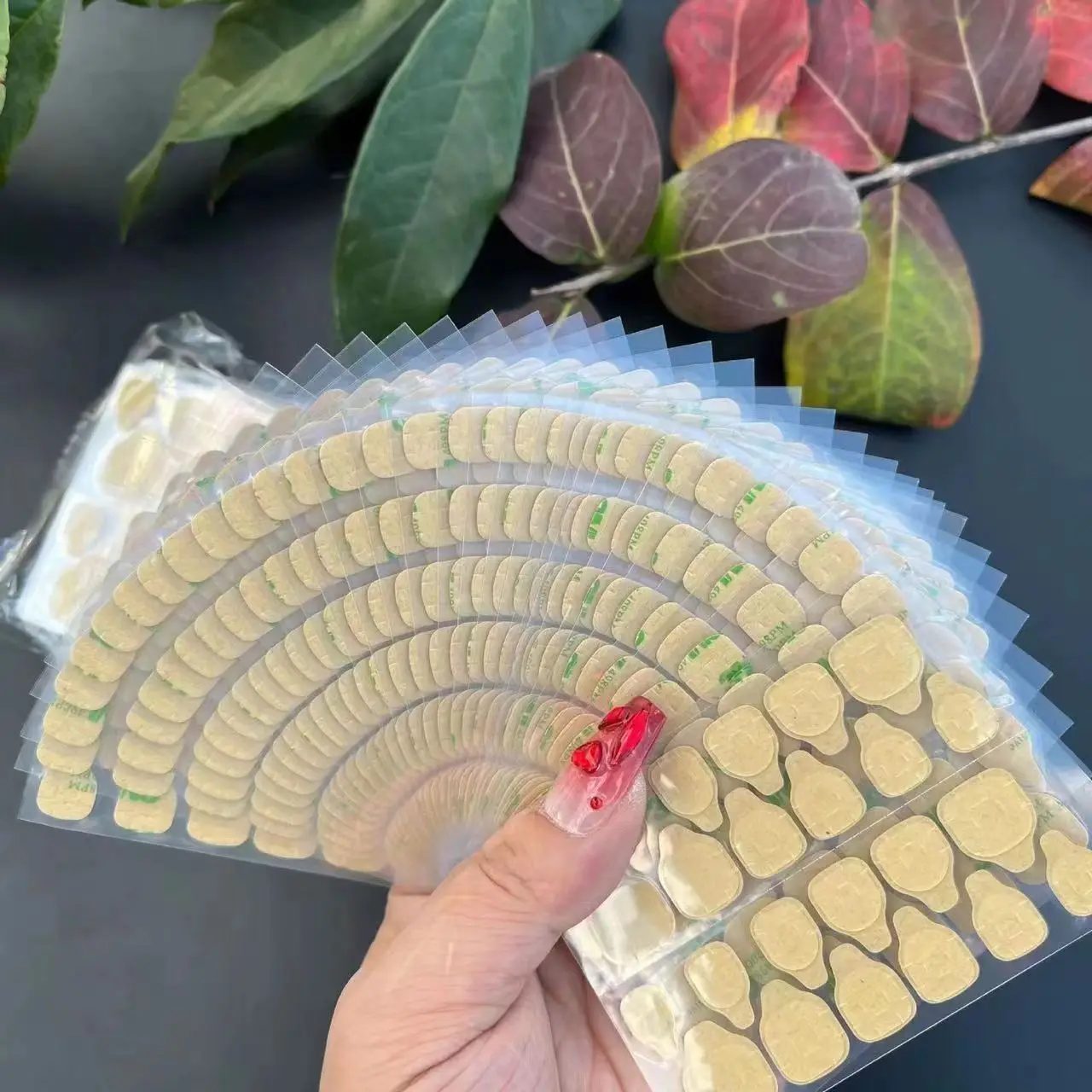 

Double-sided adhesive nail paste film waterproof breathable fake nail glue paste jelly glue fake nail paste wear nail suit