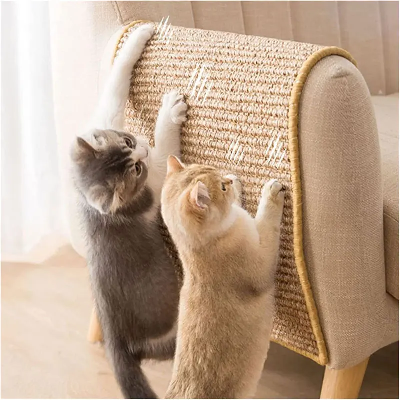 

Cat Scratch Mats Durable Sisal Cats Scratcher Cat Toy for Indoor Cats Grinding Claws and Protecting Sofa Mat Cat Supplies