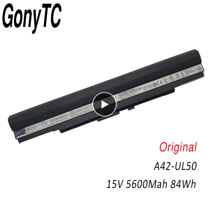 Фото 15 В 84WH A42-UL50 Аккумулятор для ноутбука ASUS UL30 UL30A U30JC UL50 UL80 U30 U35 U45 UL30A UL80A Series A41-UL80 A42-UL30 №1