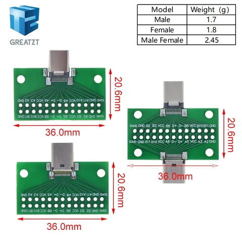 USB 3.1 адаптер Type-C GREATZT