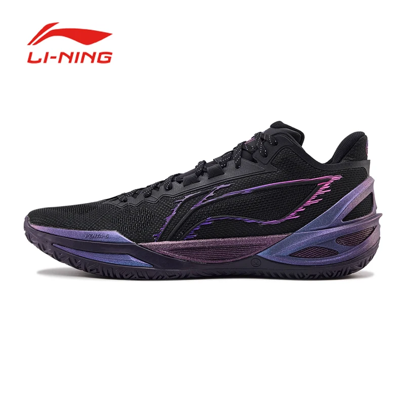 Фото LI NING LIREN6, мужские баскетбольные кроссовки, новинка 2025, практичная противоскользящая молодежная спортивная обувь с амортизацией и отскоком №1