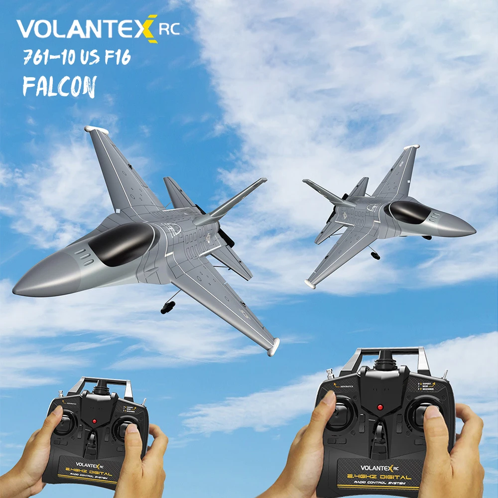 

Volantexrc Jet Plane F16 Fighting Falcon 4ch Rtf With Xpilot Stabilizer Remote Control Trainer Airplane 761-10 Rc Fighter Toys