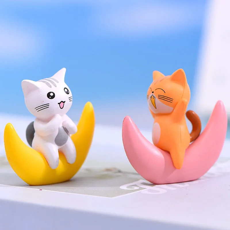1 шт. мультяшный медведь кошка кролик луна модель гипноза маленькая статуэтка