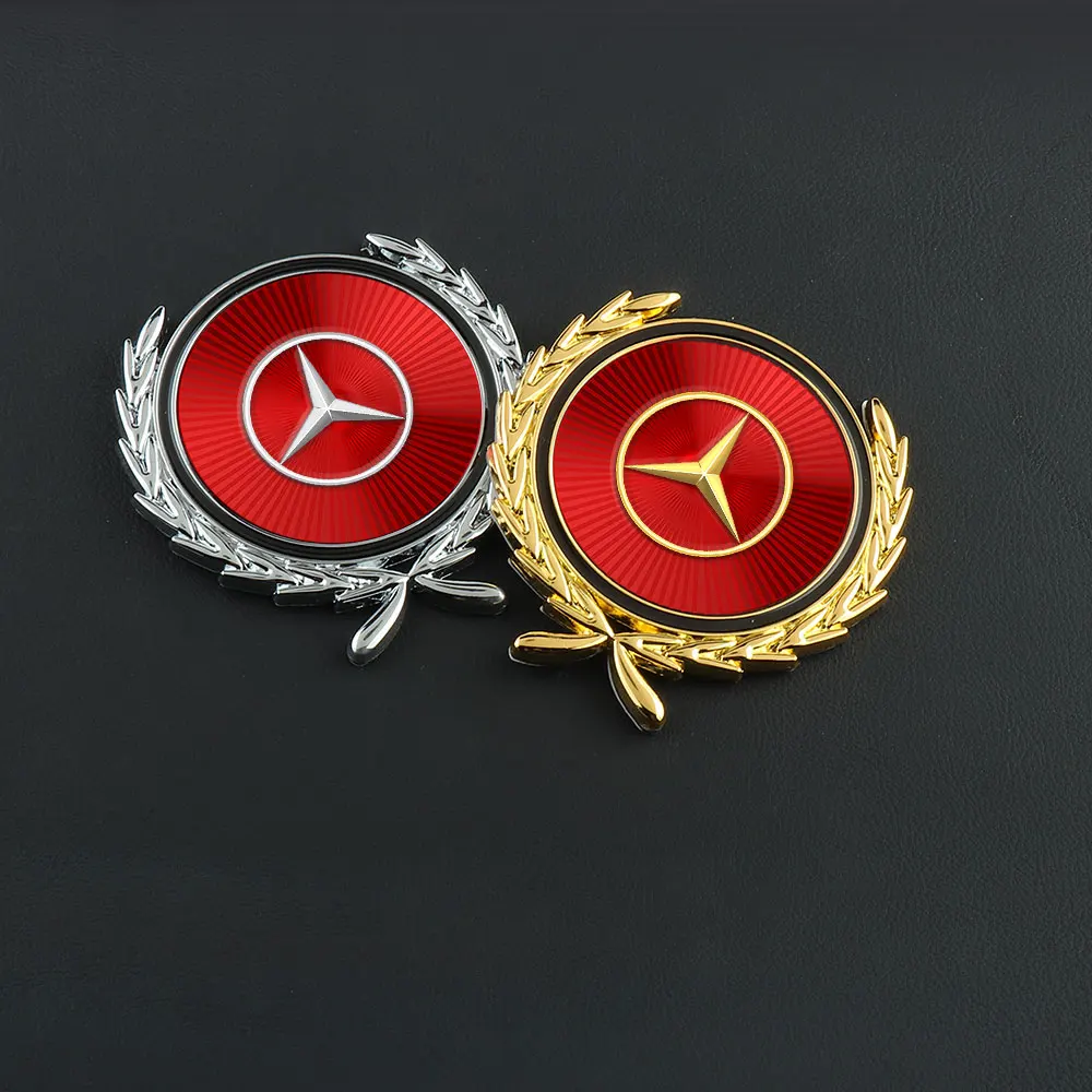 Новый автомобильный значок декоративная наклейка на боковое крыло для Mercedes Benz AMG