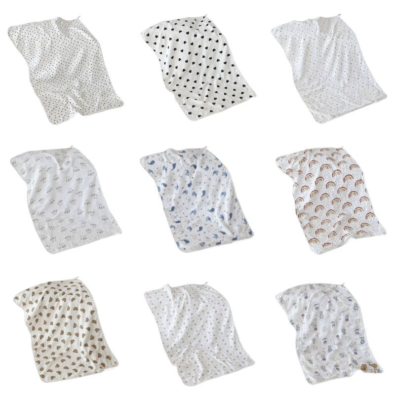 

Детское одеяло для мальчиков и девочек, мягкое многослойное банное полотенце для новорожденных, 4-слойное дышащее детское для