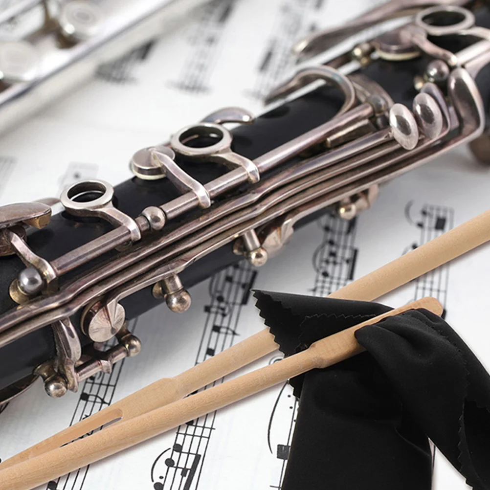 

1 Set Flute Cleaning Kit Flute Cleaning Rag Flute Music Instrument Cleaning Rod