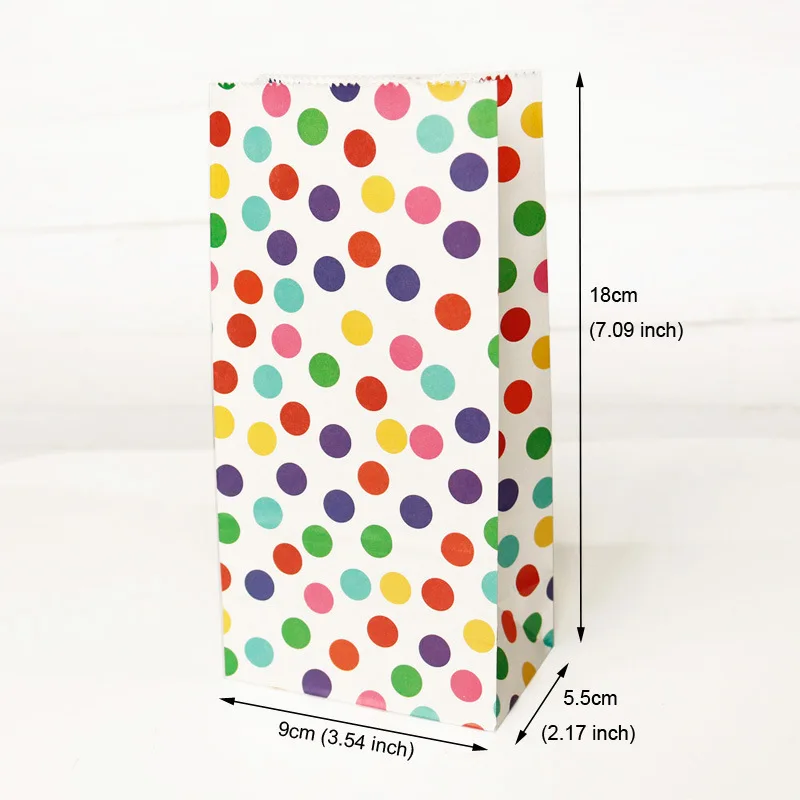 

Радужные бумажные пакеты WSGJWED 5/10 шт