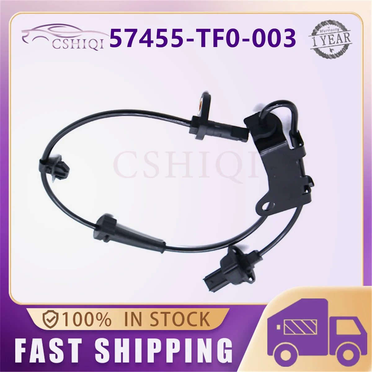Фото Датчик ABS переднего левого колеса 57455-TF0-003 для Honda CR-Z, Jazz, City, Fit 1.2L, 57455TF0003, 57450-TF0-013, Автозапчасти №3