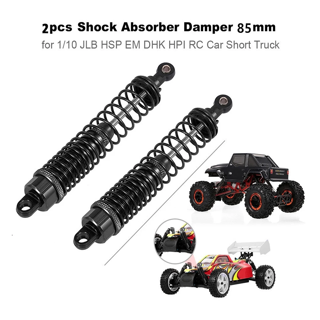 2PCS 1 10 RC Car Model Shock Absorber Spring Damper Professional Maintenance Dampening Replacement for 1 R31 SCX10 AX10 60mm