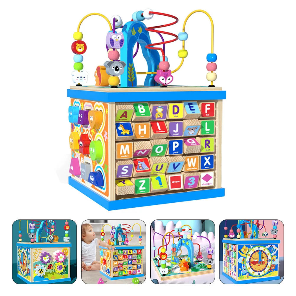 

Beaded Educational Toys Kids Sports Early Learning Intelligence Wooden Beads Baby Playing Supplies Child Labyrinth