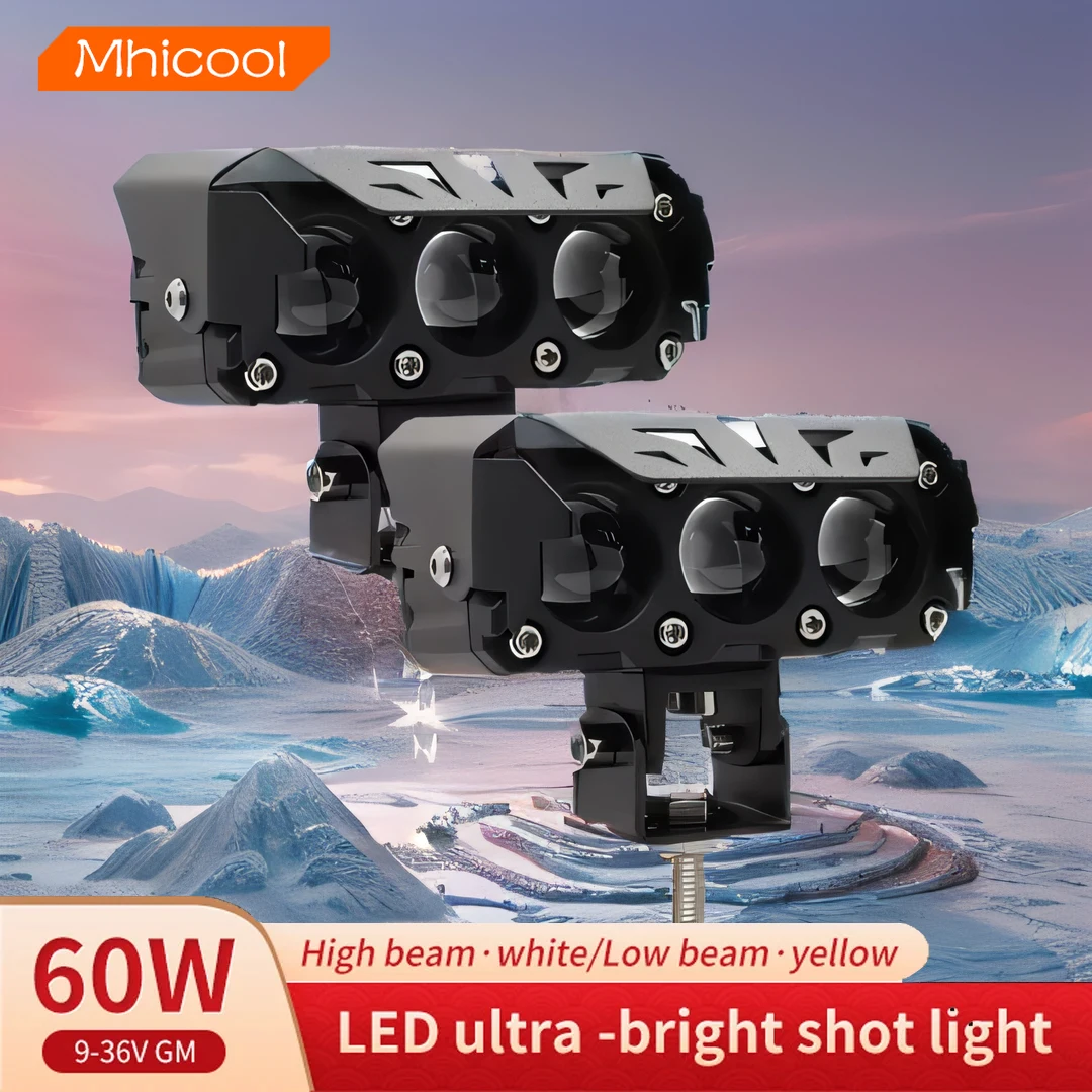 DUTRIEUX мотоциклетный светильник в сборе 200 Вт прожектор с 3 проекторами линзы для