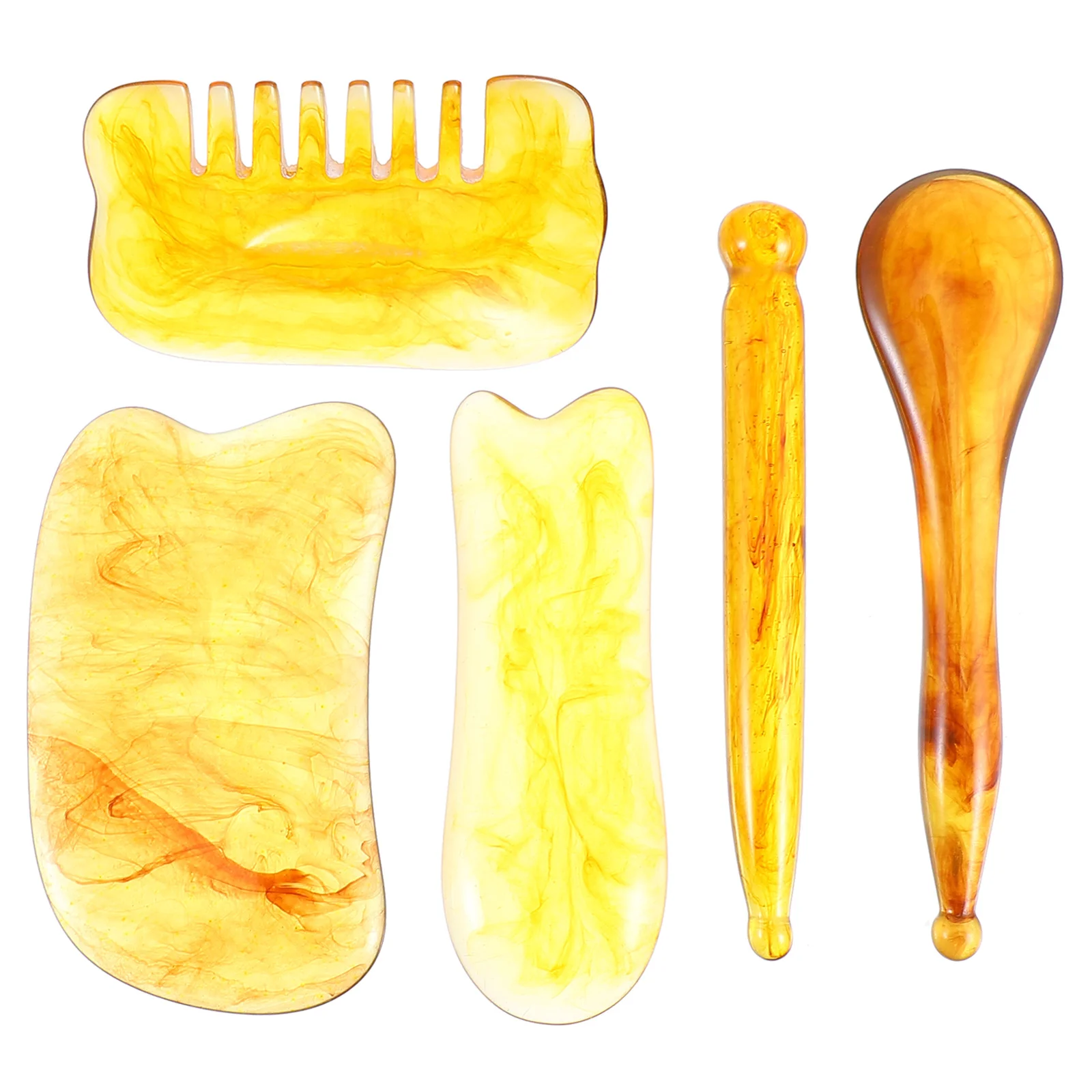 

Scraping Boardplate Scraper Resin Sha Body Gua Massagertools Facial Care Plates Muscle Vintage Face Scrape Potable Health Beauty