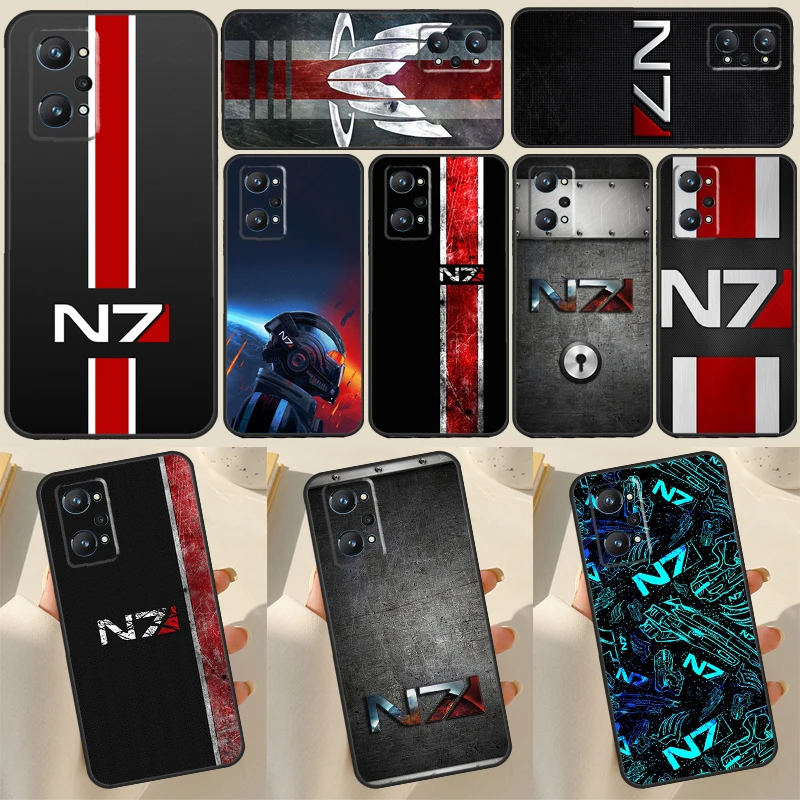 N7 Масс Эффект для чехла OnePlus 10 Pro 9 9R Nord2 Realme GT Neo 2 3 8 Plus 8i 9i Мастер.