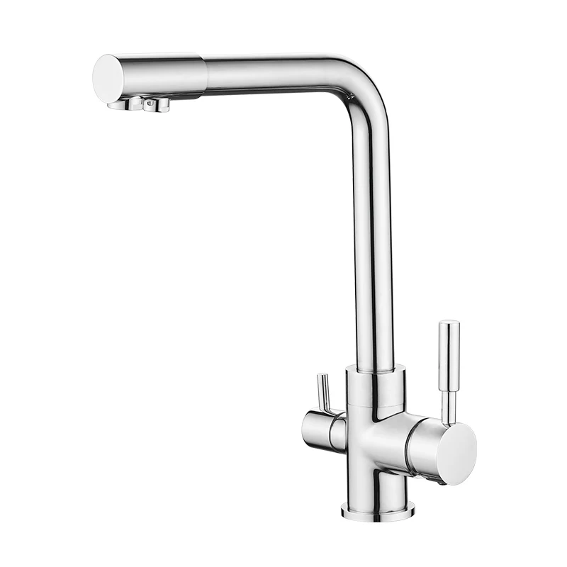

Newest stainless steel Kitchen Purifier 3 way faucet with Pure Water Flow Filter Tap