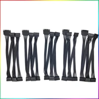 5pcs sata power cable 15 pin 1 male to 5 female hard drive cord adapter expansion cable hdd ssd