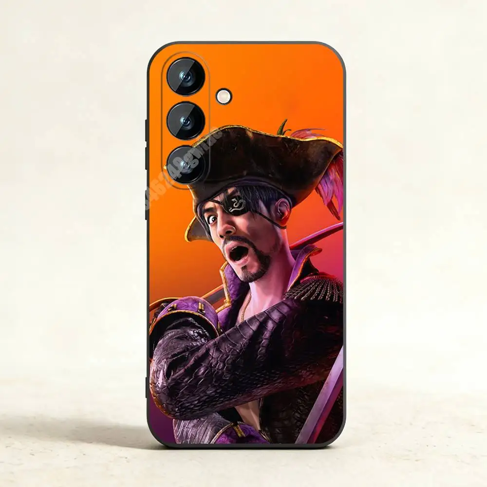 Фото Чехол для телефона Goro Majima Like A Dragon для Samsung Galaxy A12 13 Note 10Pro 20Ultra A20 21 30 31 40 41 A71 72, силиконовый протектор. №4