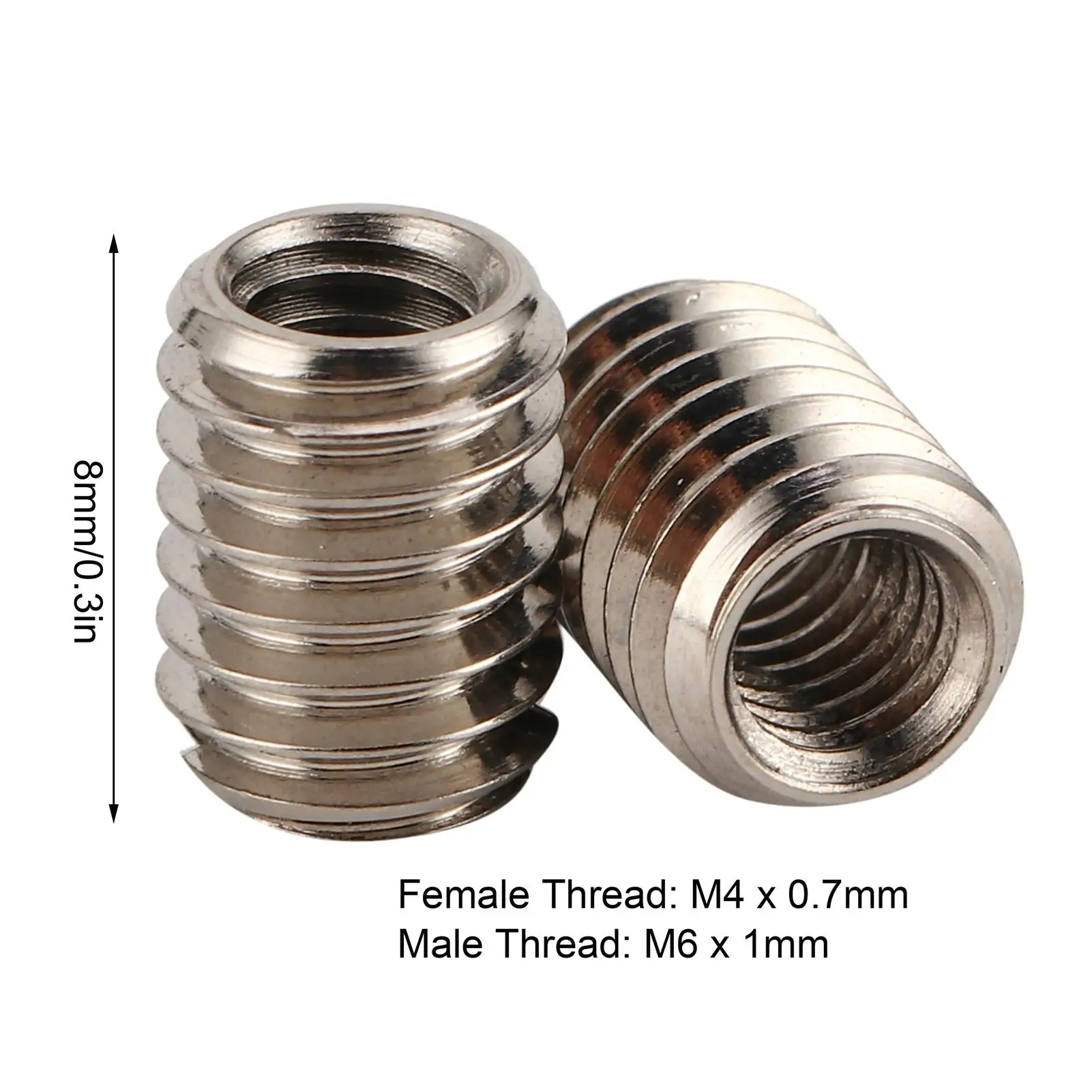 10 шт. вставки с резьбой из нержавеющей стали переходная гайка внутренняя резьба