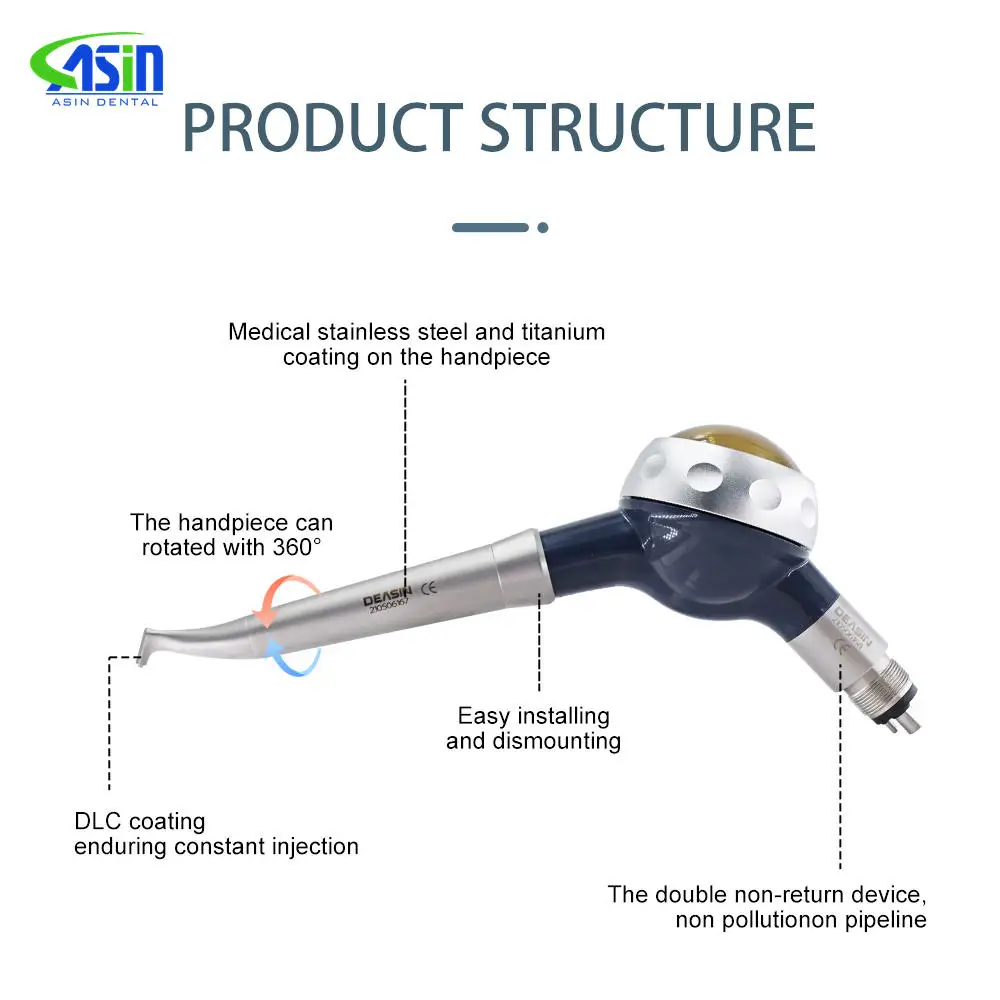 Система воздушной полировки Air Prophy Sander g un Дешевая цена Den tal Алюминиевый сплав 2/4