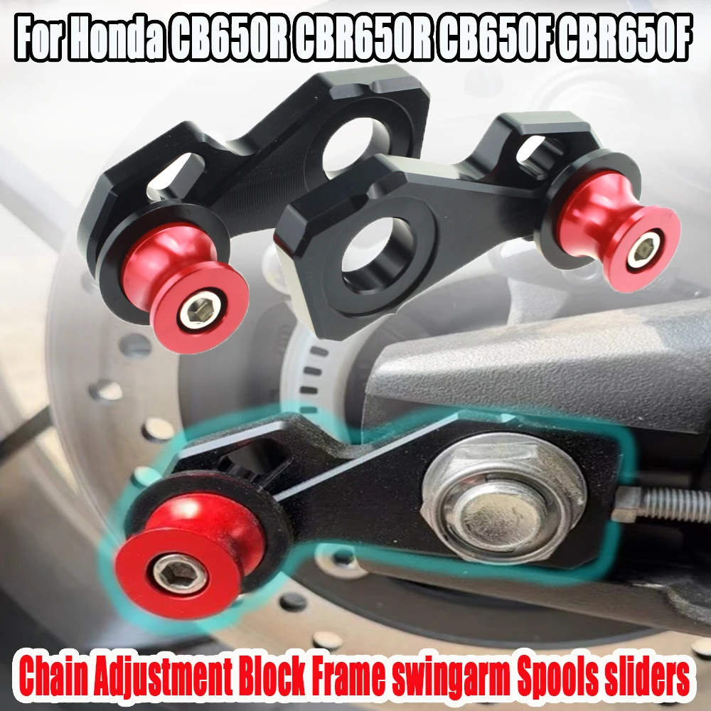 

Для Honda CB650R CBR650R CB650F CBR650F CB CBR 650R 650F аксессуары цепь Регулировка блока рамка маятник Катушки слайдеры