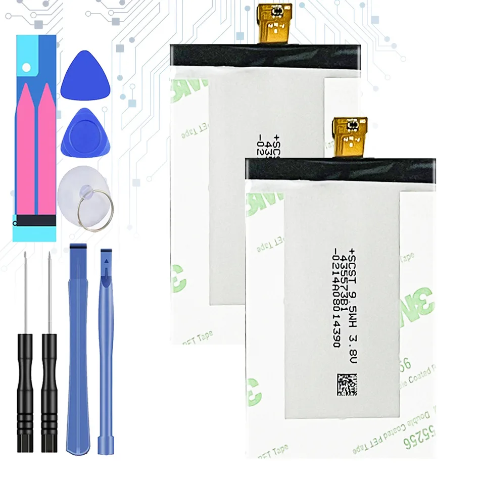 Аккумулятор YT0225023 для Yotaphone 2, Yotaphone2, YD201, YD206, 2500 мАч, стандартная батарея + Подарочные инструменты