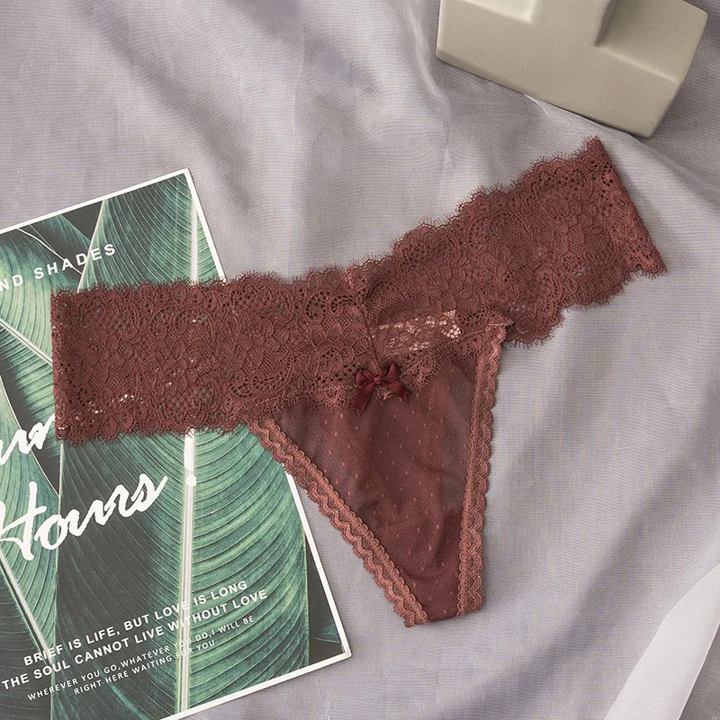 

Новые горячие сексуальные кружевные женские стринги, однотонные прозрачные стринги, женское нижнее белье, бикини, сексуальное нижнее белье...