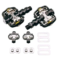 mtb mountain bike self locking pedals cycling clipless pedals aluminum alloy spd cr mo pedals mtb pedals bike pedals