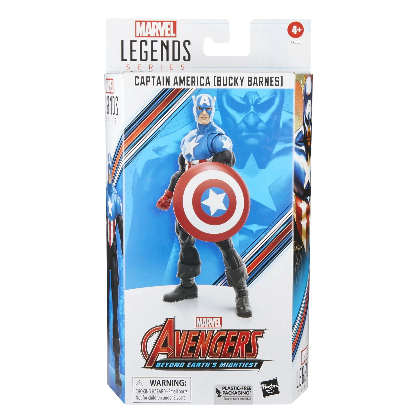 

Marvel Legends 60th Anniversary Avengers Beyond Earth' Mightiest Captain America Bucky Barnes 6" Action Figure Toys Doll Model