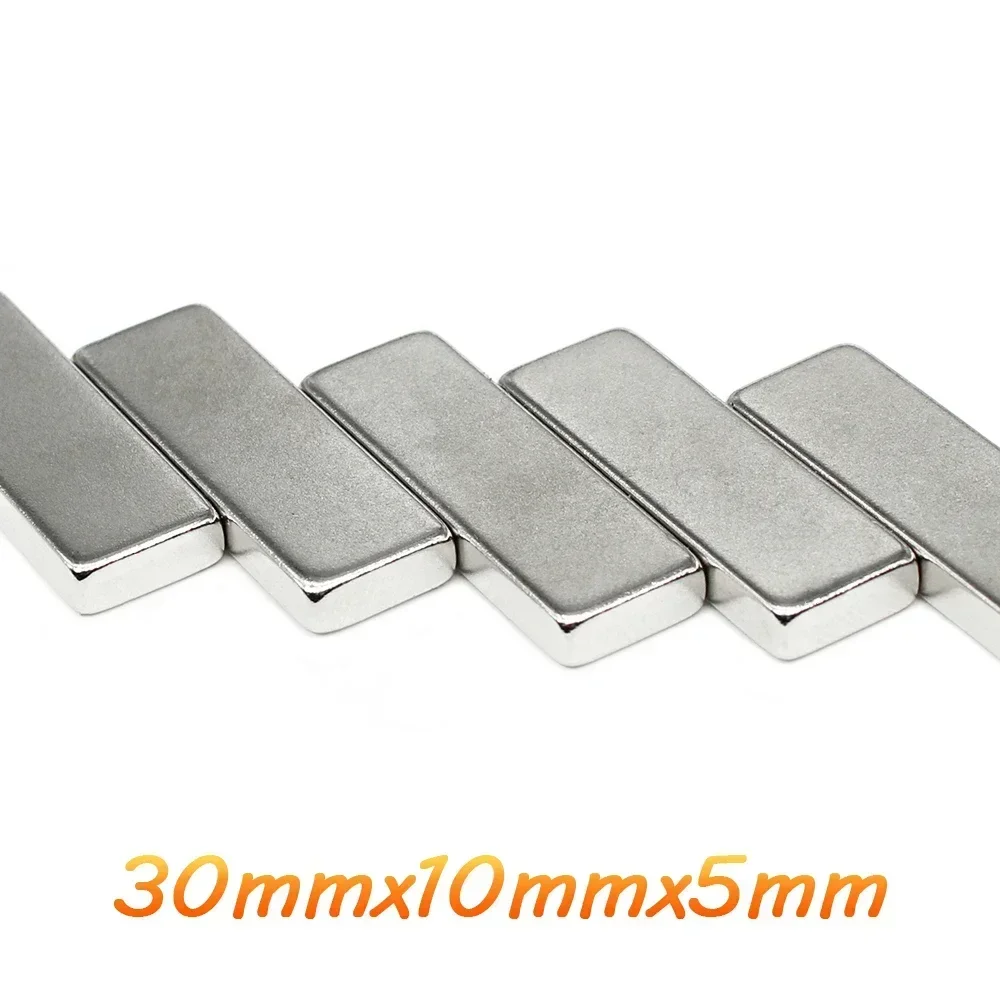 Неодимовый магнит NdFeB 30 х10х5 20 шт. супермощный блок мм редкоземельный
