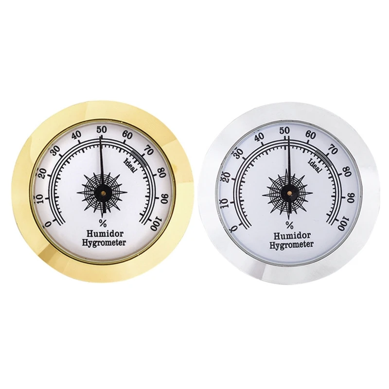 

High Accuracy Round Digital Hygrometer, Accurate for Cabinet Cans