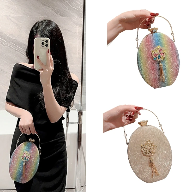 

Fashionable Party Wedding Shoulder Bag Chain Handbag with Eye Catching Details