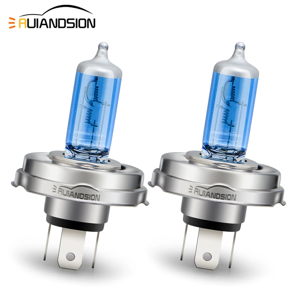 Ruiandsion P45T 12 В 24 в 100/60 Вт супер белая синяя стеклянная стандартная галогенная лампа для внедорожника галогенная лампа автомобильные лампы Бесплатная доставка