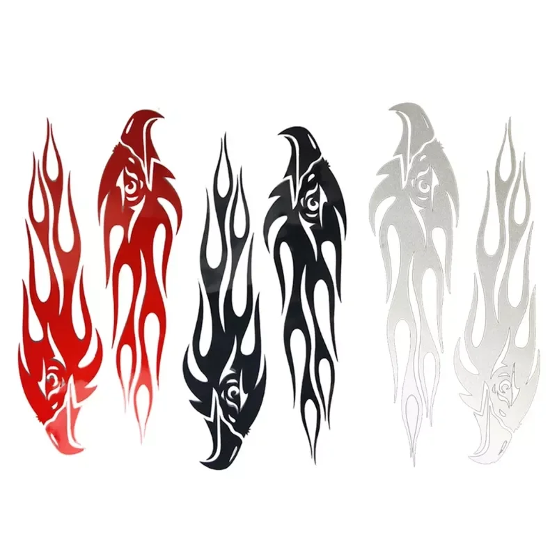 

Car Exterior Graphic Decal Sticker Motorcycle Reflective Eagle Flame Patterns Unique Exterior Appearance