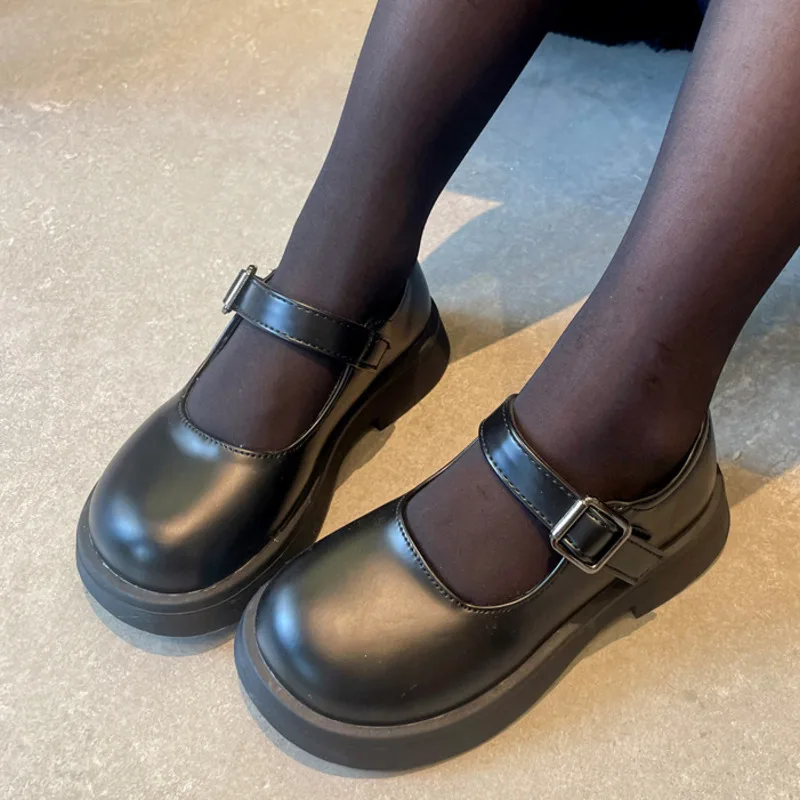 Новинка весна-осень 2024 кожаные белые туфли в Корейском стиле для девочек и