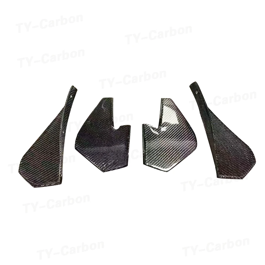 Передний разветвитель из натурального углеродного волокна боковой на