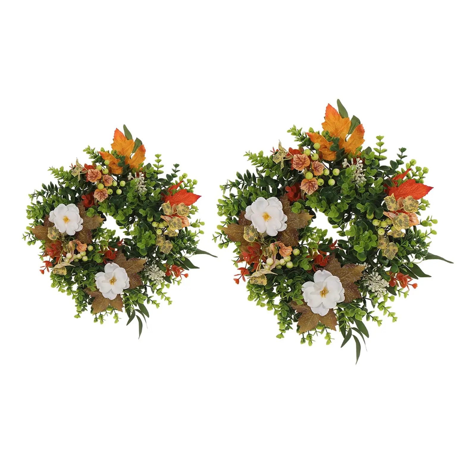 

Искусственный эвкалипт, венок для дома, искусственные цветы, входная дверь, Осенний венок для столовой, окон отеля, камин на Хэллоуин