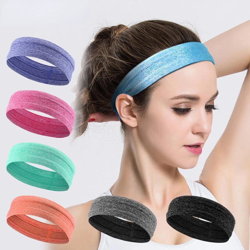 

Cotton Yoga Hair Bands Sport Clothing Accessories Sportswear Yoga Clothing Jogging Head Band Elastic Headband Gym Wear for Women