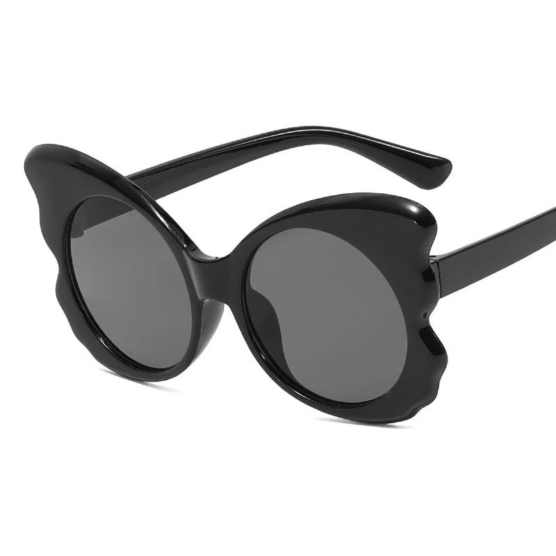 Модные очки с бабочками новых женщин роскошных брендов дизайнеров, огромные панк-леди оправы солнцезащитные очки винтажного стиля с защитой от УФ-лучей UV400 Oculos on.