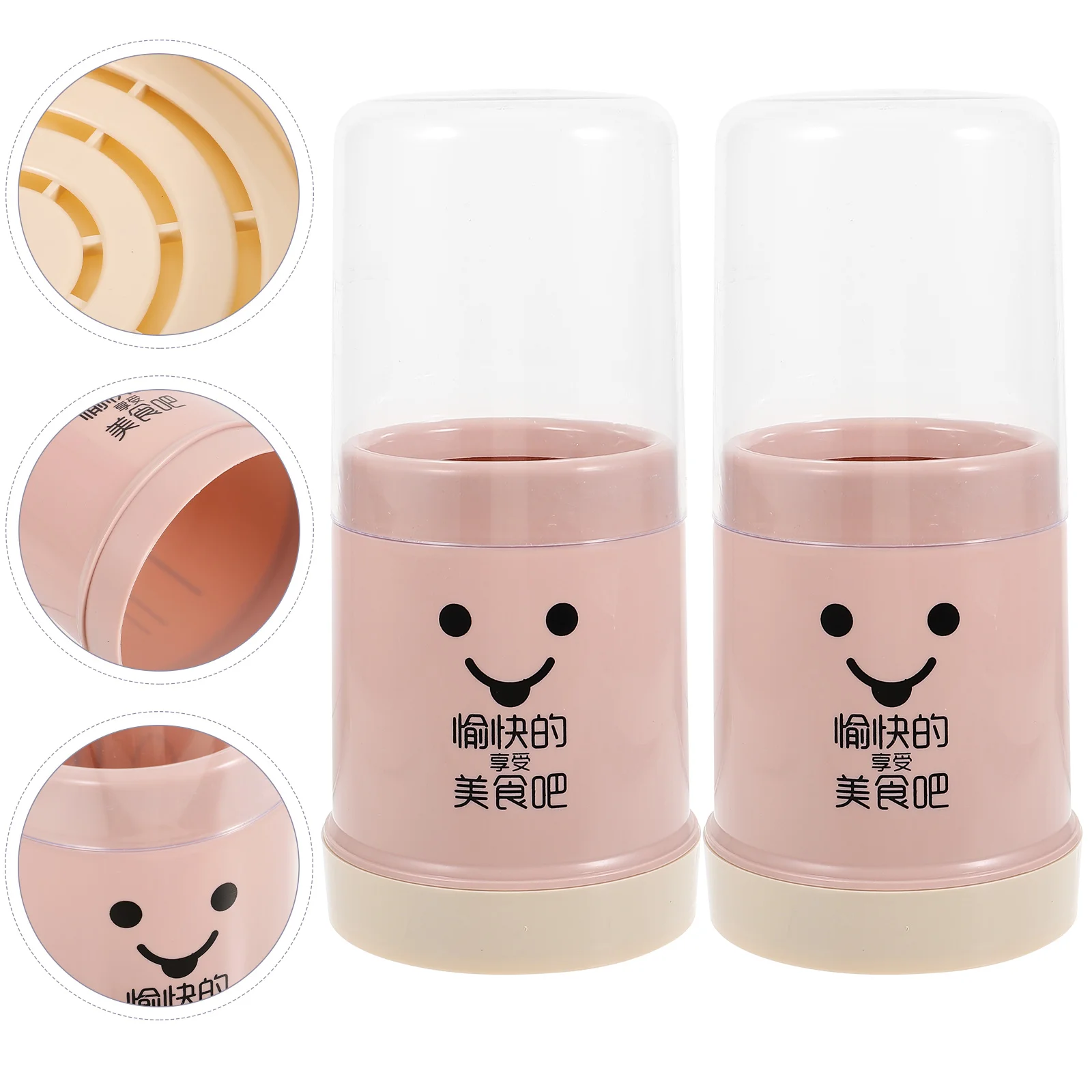 

2pcs Kitchen Utensils Holder Kitchenware Utensil Holder Cartoon Chopstick Holder