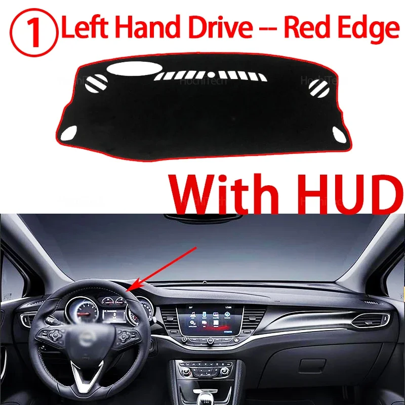 

Opel Astra K 2016-2019 Противоскользящий Чехол Для Приборной Панели, Защитный Naclatda Солнцезащитный Козырек