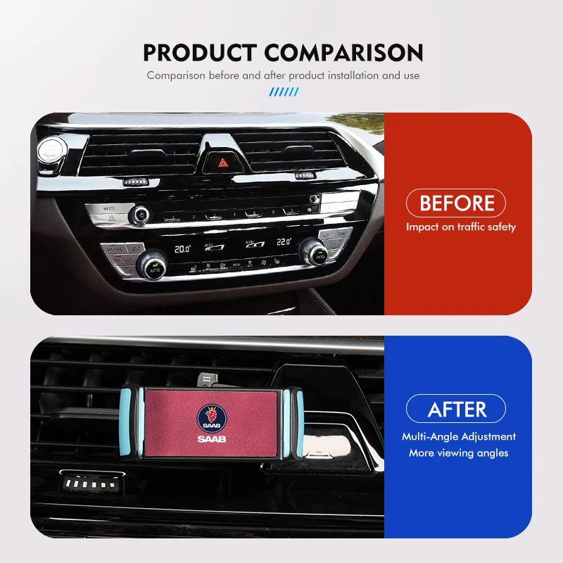 Автомобильный держатель для телефона универсальный SAAB 9-4X 9-7X 9-3 9-5 9-2X 9-X 600 99 97 Monster