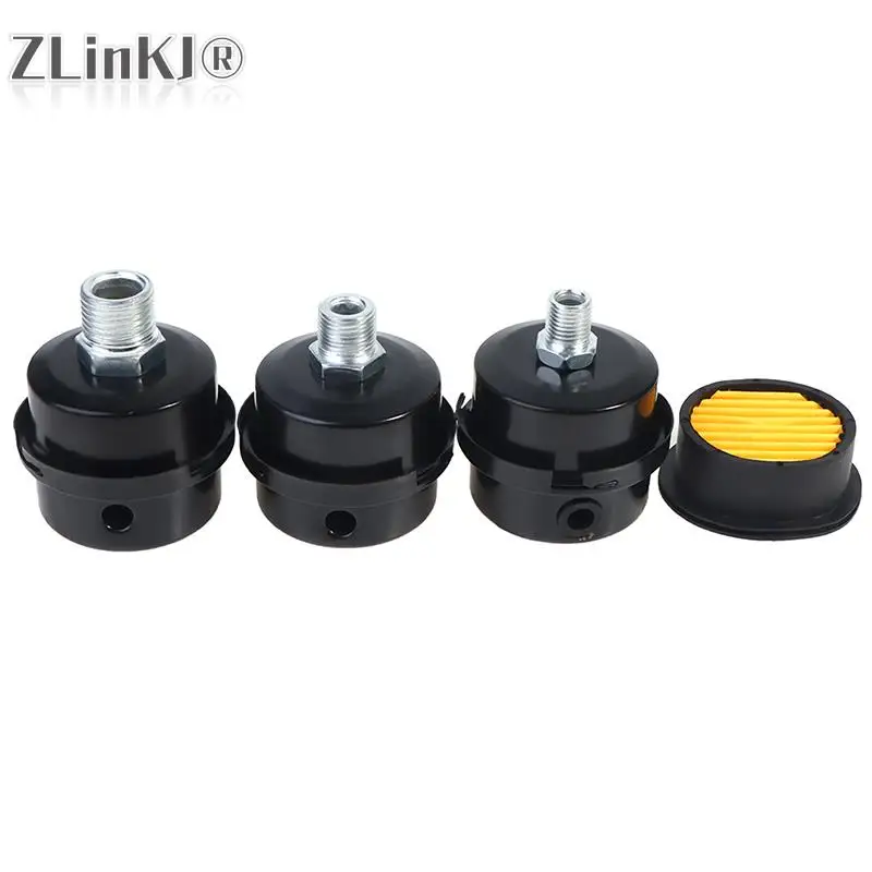 Parts Metal Air Compressor Intake Filter Noise Muffler Silencer 1/2'' 5/8