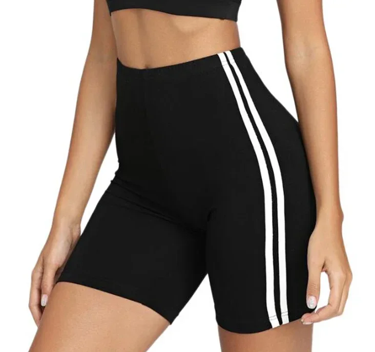 Эластичные спортивные шорты больших размеров для женщин. Спортивные вязаные