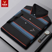mens 2022 tenis polo for men summer new spot striped thin short sleeved fashion fit business mens polo shirt camisas de polo