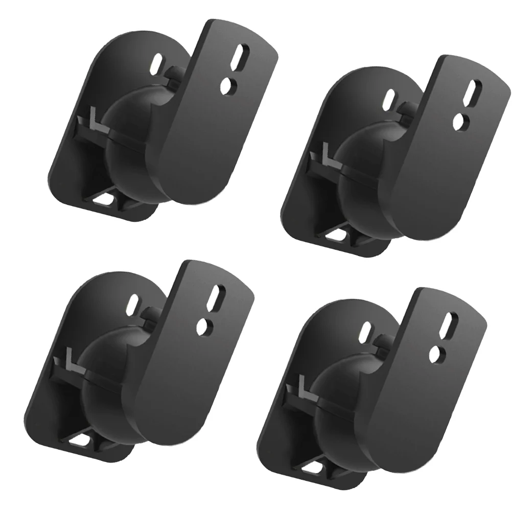 

4 PCS Speaker Dock Holder Metal Brackets Sound Amplifier Stand Soundbar Bracket Metal Stand