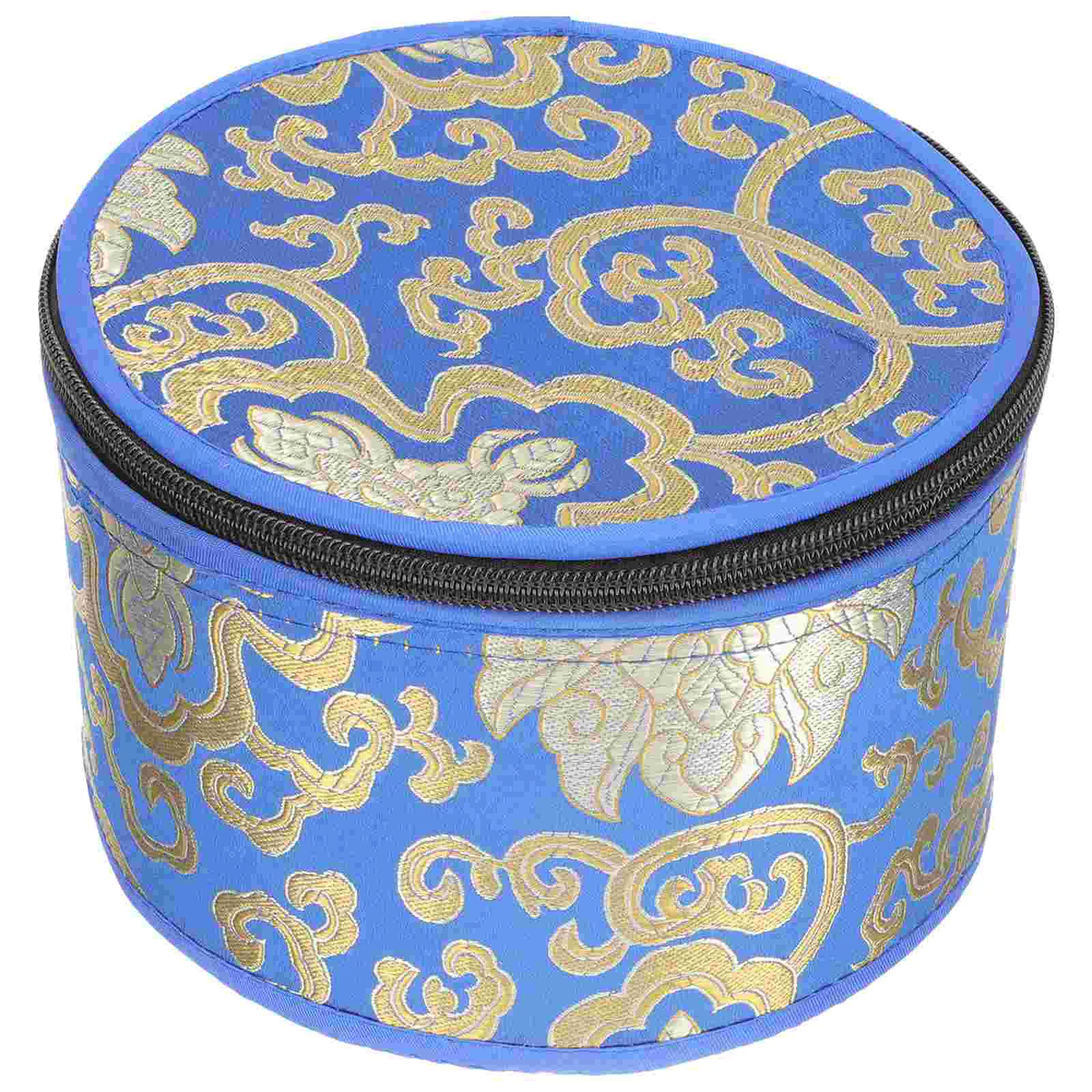 

Small Containers Delicate Singing Bowl Bag Case Bathtub Sound Pouch Meditation