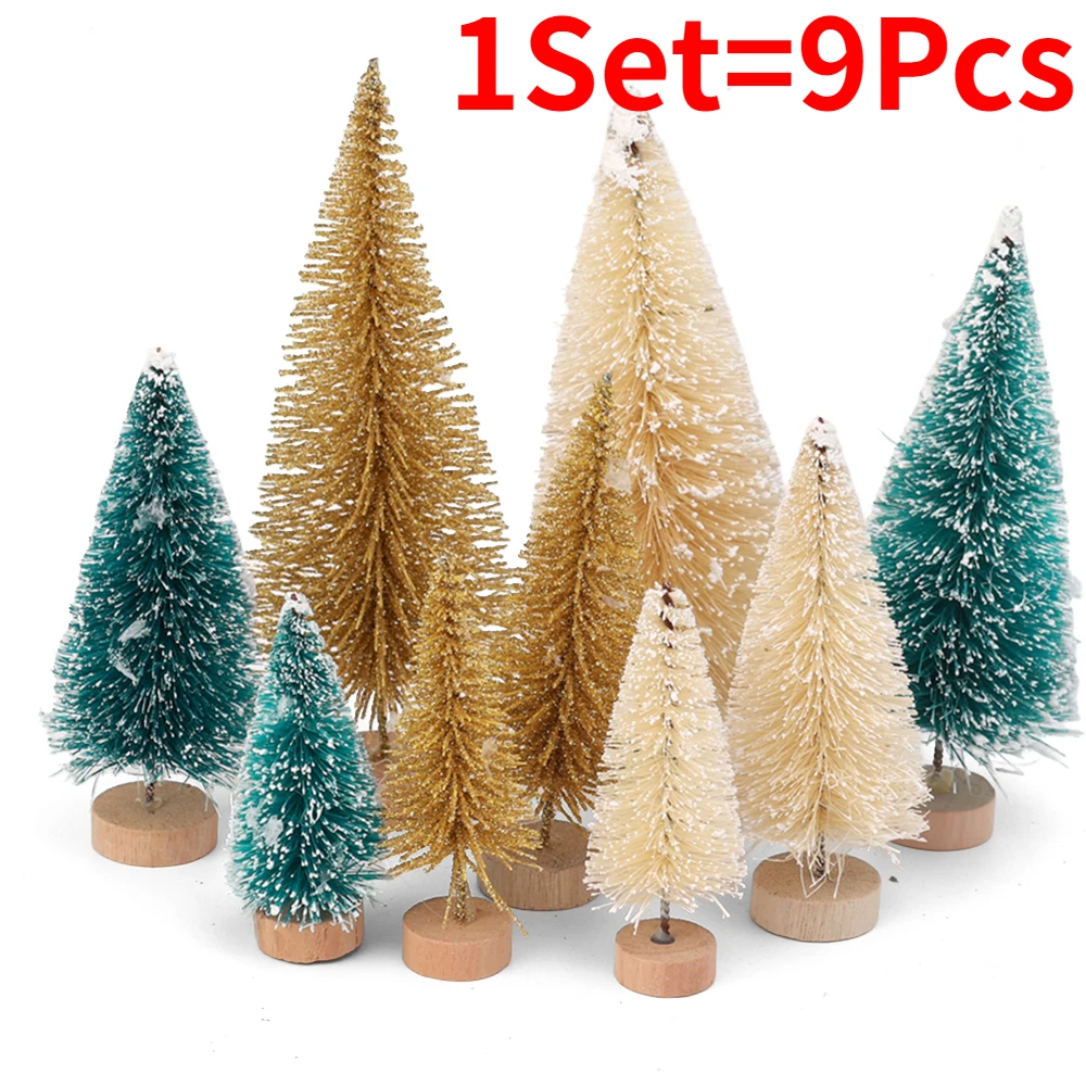 

Миниатюрные рождественские елочки набор из 27 штук